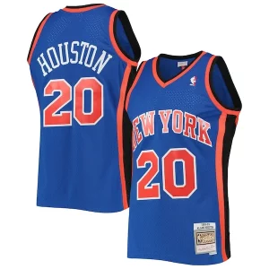 Carino Allan Houston New York Knicks Hardwood Classics Swingman Jersey Blue