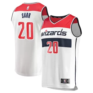 Bellissimo Alexandre Sarr Washington Wizards Youth Fast Break Replica Player Jersey Association Edition White