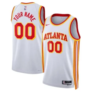 Prestigioso Gorgeous Incantevole Atlanta Hawks Nike Unisex Swingman Custom Jersey White Association Edition