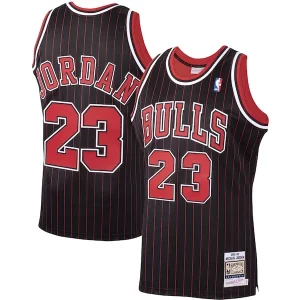 Duraturo Comodo Michael Jordan Chicago Bulls 1995/96 Hardwood Classics Authentic Jersey Black/Scarlet/White