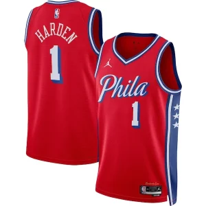 Attraente James Harden Philadelphia 76ers Jordan Brand Unisex Swingman Jersey Statement Edition Red