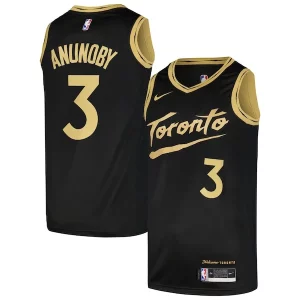 Raffinato OG Anunoby Toronto Raptors Nike Swingman Player Jersey City Edition Black