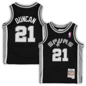 Duraturo Lussuoso Tim Duncan San Antonio Spurs Preschool 1998/99 Hardwood Classics Throwback Team Jersey Black