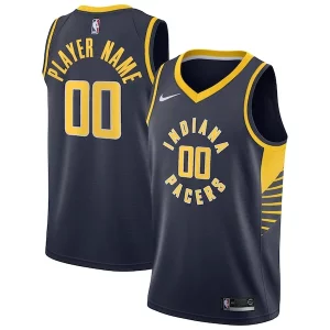 Elegante Incantevole Attraente Indiana Pacers Nike 2020/21 Swingman Custom Jersey Icon Edition Navy
