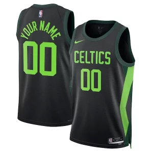 Meraviglioso Boston Celtics Nike Unisex 2024/25 Custom Swingman Jersey City Edition Black