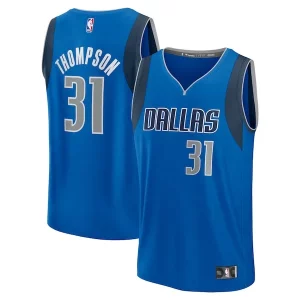 Classico Trendy Carino Klay Thompson Dallas Mavericks Youth Fast Break Replica Player Jersey Icon Edition Blue