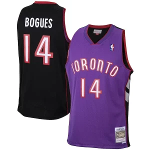Duraturo Stupendo Muggsy Bogues Toronto Raptors 2001/02 Hardwood Classics Swingman Jersey Purple