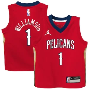 Stupendo Zion Williamson New Orleans Pelicans Jordan Brand Toddler 2020/21 Jersey Red Statement Edition