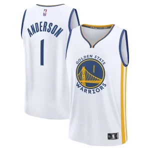 Comodo Kyle Anderson Golden State Warriors Fast Break Replica Player Jersey Association Edition White