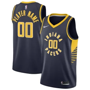 Versatile Bellissimo Indiana Pacers Nike Swingman Custom Jersey Navy Icon Edition