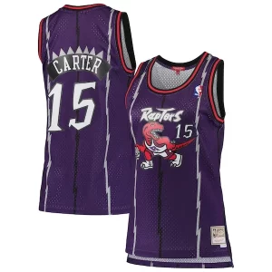 Bellissimo Cool Vince Carter Toronto Raptors Women's 1998/99 Hardwood Classics Swingman Jersey Purple
