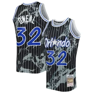 Robusto Shaquille O'Neal Orlando Magic 1994/95 Hardwood Classics Marble Swingman Jersey Black