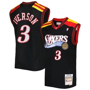 Delizioso Meraviglioso Allen Iverson Philadelphia 76ers Hardwood Classics 2006/07 Swingman Jersey Black