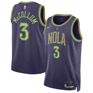Pratico Gorgeous CJ McCollum New Orleans Pelicans Nike Unisex 2024/25 Swingman Player Jersey City Edition Purple
