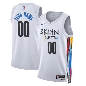 Cool Brooklyn Nets Nike Unisex 2022/23 Swingman Custom Jersey City Edition White