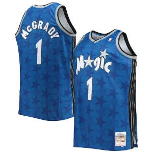 Duraturo Attraente Tracy McGrady Orlando Magic Big & Tall 2000/01 Hardwood Classics Swingman Jersey Blue/Black