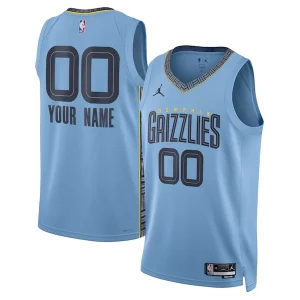 Ottimo Magnifico Memphis Grizzlies Jordan Brand Unisex 2022/23 Swingman Custom Jersey Statement Edition Blue