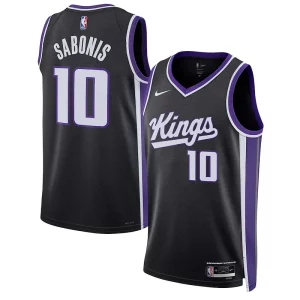 Bellissimo Carino Domantas Sabonis Sacramento Kings Nike Unisex Swingman Jersey Association Edition Black