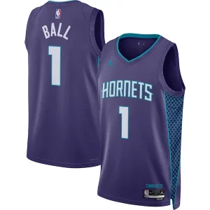 Incantevole LaMelo Ball Charlotte Hornets Jordan Brand Unisex Swingman Jersey Statement Edition Purple