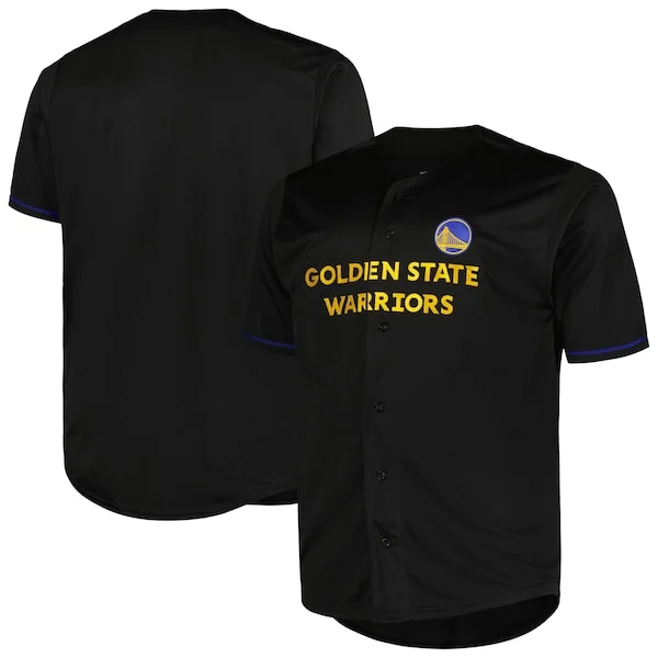 Moderno Golden State Warriors Profile Big & Tall Pop Jersey Black