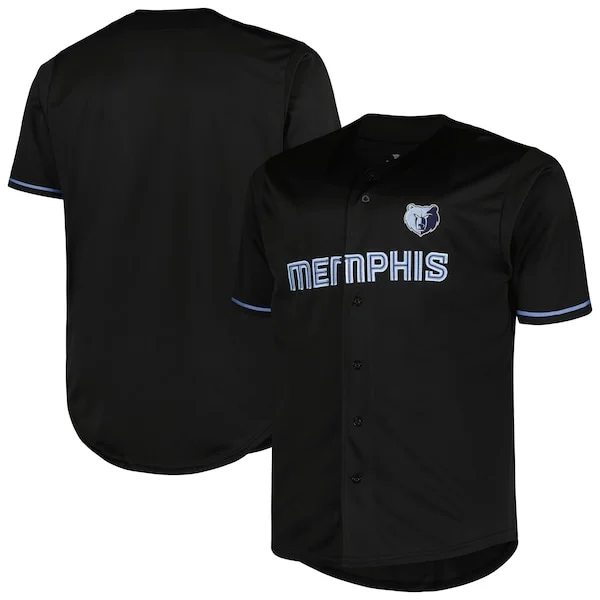 Delizioso Gorgeous Memphis Grizzlies Profile Big & Tall Pop Jersey Black