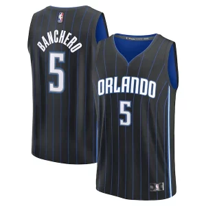 Comodo Fantastico Meraviglioso Paolo Banchero Orlando Magic Youth Fast Break Replica Player Jersey Icon Edition Black