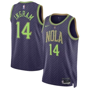 Eccezionale Fantastico Brandon Ingram New Orleans Pelicans Nike Unisex 2024/25 Swingman Player Jersey City Edition Purple