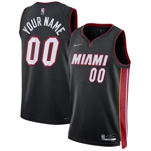 Fantastico Delizioso Pratico Miami Heat Nike 2021/22 Diamond Swingman Custom Jersey Icon Edition Black