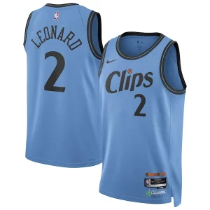 Versatile Incantevole Kawhi Leonard LA Clippers Nike Unisex 2024/25 Swingman Player Jersey City Edition Light Blue
