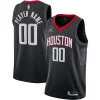Lussuoso Prestigioso Fantastico Houston Rockets Jordan Brand Swingman Custom Jersey Statement Edition Black