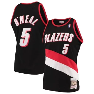Versatile Bellissimo Jermaine O'Neal Portland Trail Blazers 1999/00 Hardwood Classics Swingman Jersey Black