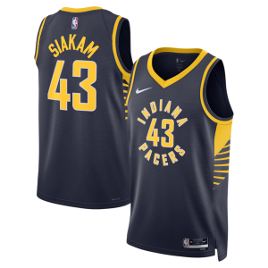 Elegante Versatile Accattivante Pascal Siakam Indiana Pacers Nike Unisex Swingman Jersey Icon Edition Navy