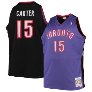 Versatile Vince Carter Toronto Raptors Big & Tall 1999/00 Hardwood Classics Swingman Jersey Purple/White