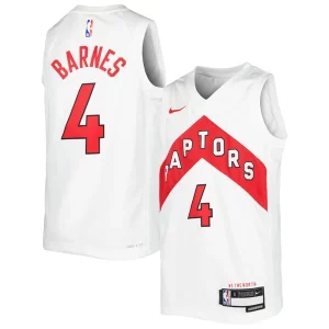 Duraturo Cool Scottie Barnes Toronto Raptors Nike Youth Swingman Jersey Association Edition White/Red