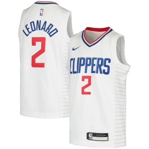 Bellissimo Delizioso Fascinante Kawhi Leonard LA Clippers Nike Youth 2020/21 Swingman Jersey Association Edition White/Royal