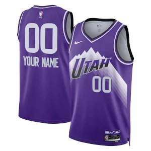 Lussuoso Resistente Delizioso Utah Jazz Nike Unisex 2023/24 Custom Swingman Jersey Purple City Edition