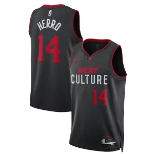 Duraturo Eccezionale Tyler Herro Miami Heat Nike Unisex 2023/24 Swingman Jersey Black City Edition