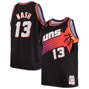 Eccezionale Fascinante Classico Steve Nash Phoenix Suns 1996/97 Big & Tall Hardwood Classics Swingman Jersey Black/White