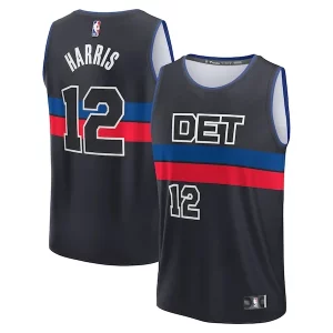 Delizioso Splendido Meraviglioso Tobias Harris Detroit Pistons Youth Fast Break Player Jersey Statement Edition Black