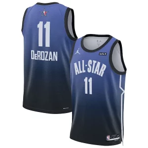 Comodo Attraente DeMar DeRozan Jordan Brand 2023 NBA All Star Game Swingman Jersey Blue
