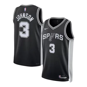 Carino Gorgeous Magnifico Keldon Johnson San Antonio Spurs Nike Unisex Swingman Jersey Association Edition Black