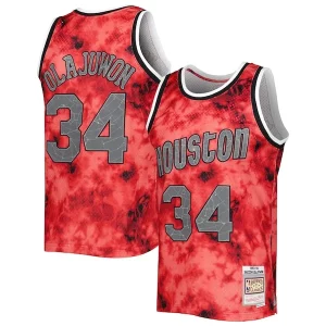 Magnifico Hakeem Olajuwon Houston Rockets 1993/94 Galaxy Swingman Jersey Red