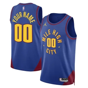 Meraviglioso Fantastico Elegante Denver Nuggets Jordan Brand Unisex 2022/23 Swingman Custom Jersey Statement Edition Blue
