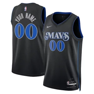 Delizioso Dallas Mavericks Nike Unisex 2023/24 Custom Swingman Jersey Black City Edition