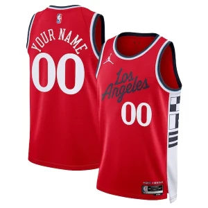 Trendy Robusto Duraturo LA Clippers Jordan Brand Unisex 2024/25 Custom Swingman Jersey Statement Edition Red