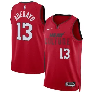 Pratico Versatile Meraviglioso Bam Adebayo Miami Heat Nike Unisex 2024/25 Swingman Player Jersey City Edition Red