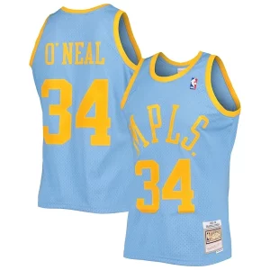 Attraente Shaquille O'Neal Los Angeles Lakers 2001/02 Hardwood Classics Swingman Jersey Powder Blue