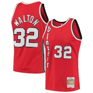 Meraviglioso Sofisticato Resistente Bill Walton Portland Trail Blazers 1976/77 Hardwood Classics Swingman Jersey Red