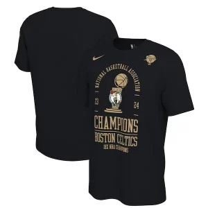 Carino Splendido Lussuoso Boston Celtics Nike 18 Time NBA Finals Champions Locker Room T Shirt Black