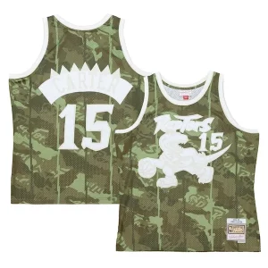 Bellissimo Lussuoso Pratico Vince Carter Toronto Raptors Hardwood Classics 1998/99 Ghost Green Swingman Jersey Camo